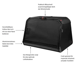 1one1 Origami Hundetransportbox, , XL, ca. B94/H65,8/T71,4 cm Schwarz Online
