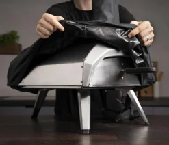 Ooni Pizzaöfen - Abdeckhaube/Transportabedeckung für Pizzaofen Karu 2, 12G & 12, ca. B42/H62/T76 cm Grau