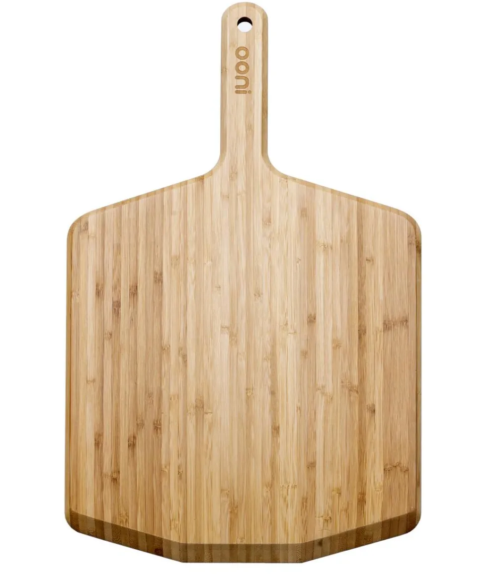 Ooni Pizzaöfen > Bambus Pizzaschieber/Servierbrett, ca. B30/H1/T50 cm
