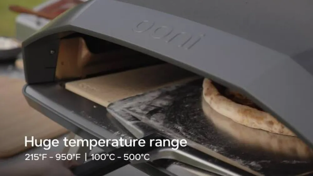 Ooni Pizzaöfen - Gas-Pizzaofen Koda 2 Max, ca. B72/H38/T80 cm Dunkelgrau
