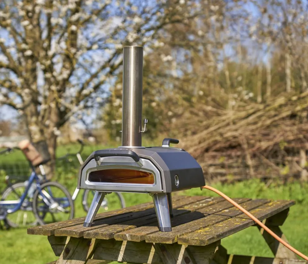 Ooni Pizzaöfen - Multi-Brennstoff Pizzaofen Karu 2, ca. B42/H77/T72 cm Dunkelgrau