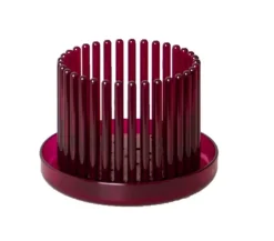 Orchitop® Orchideentopf S Set, rund, ca. Ø10 cm Dunkelrot