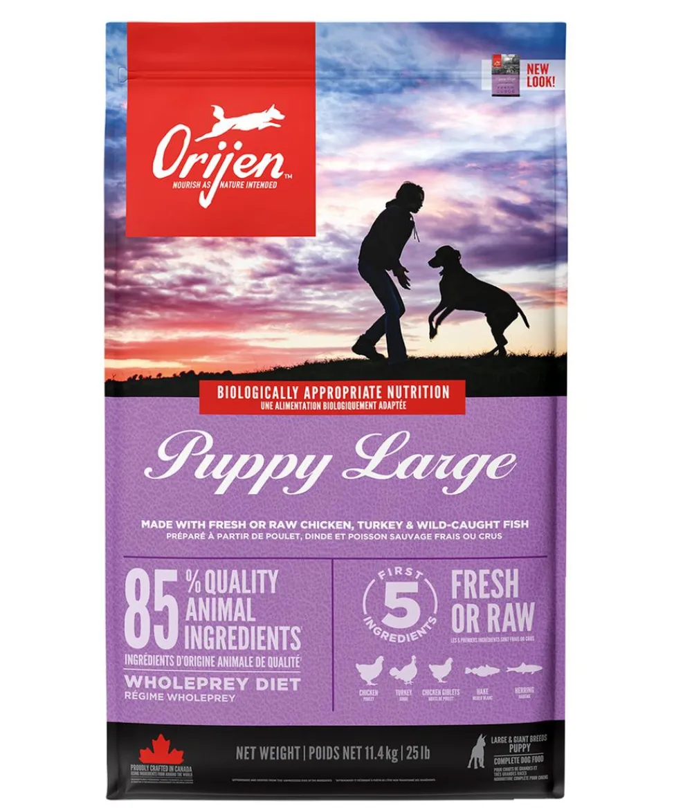 Orijen Trockenfutter Hund > ™ Trockenfutter für Hunde Puppy Large