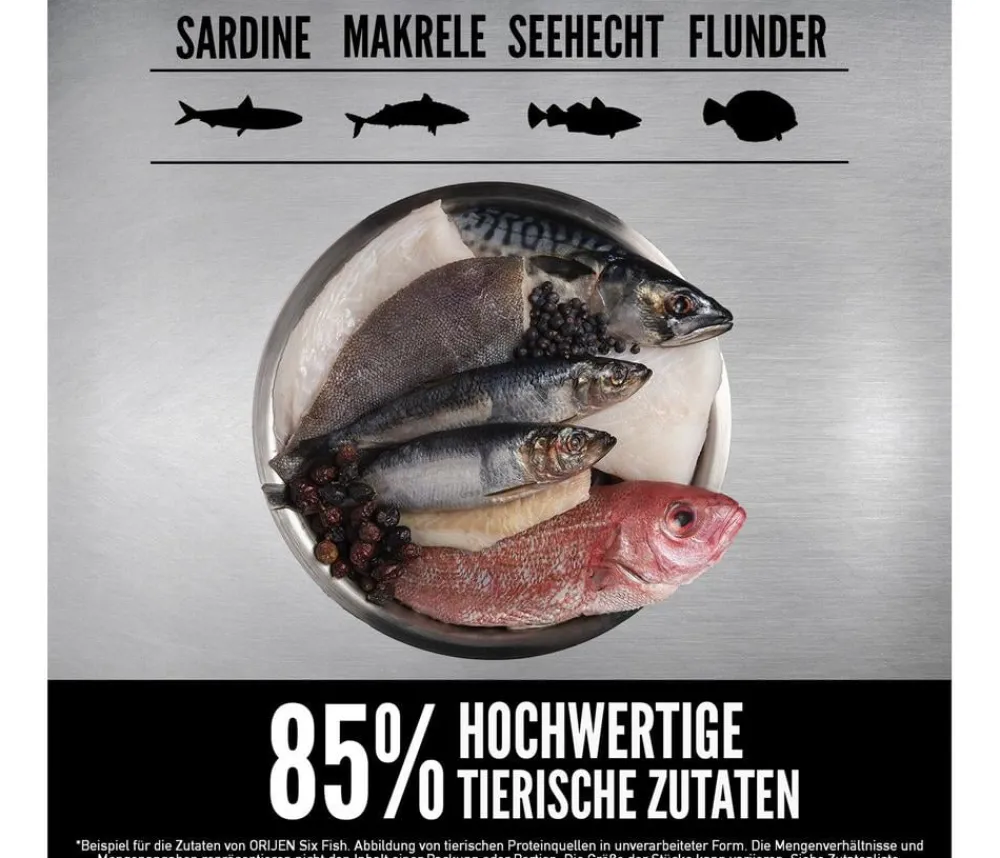 Orijen ™ Trockenfutter für Hunde Six Fish New