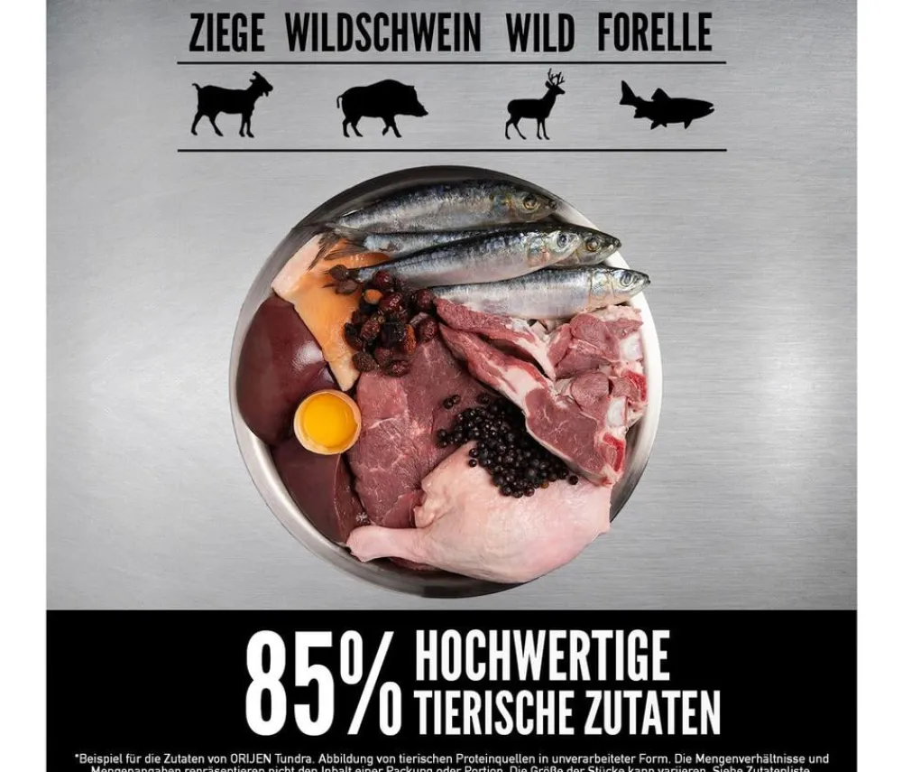 Orijen Trockenfutter Hund > ™ Trockenfutter für Hunde Tundra