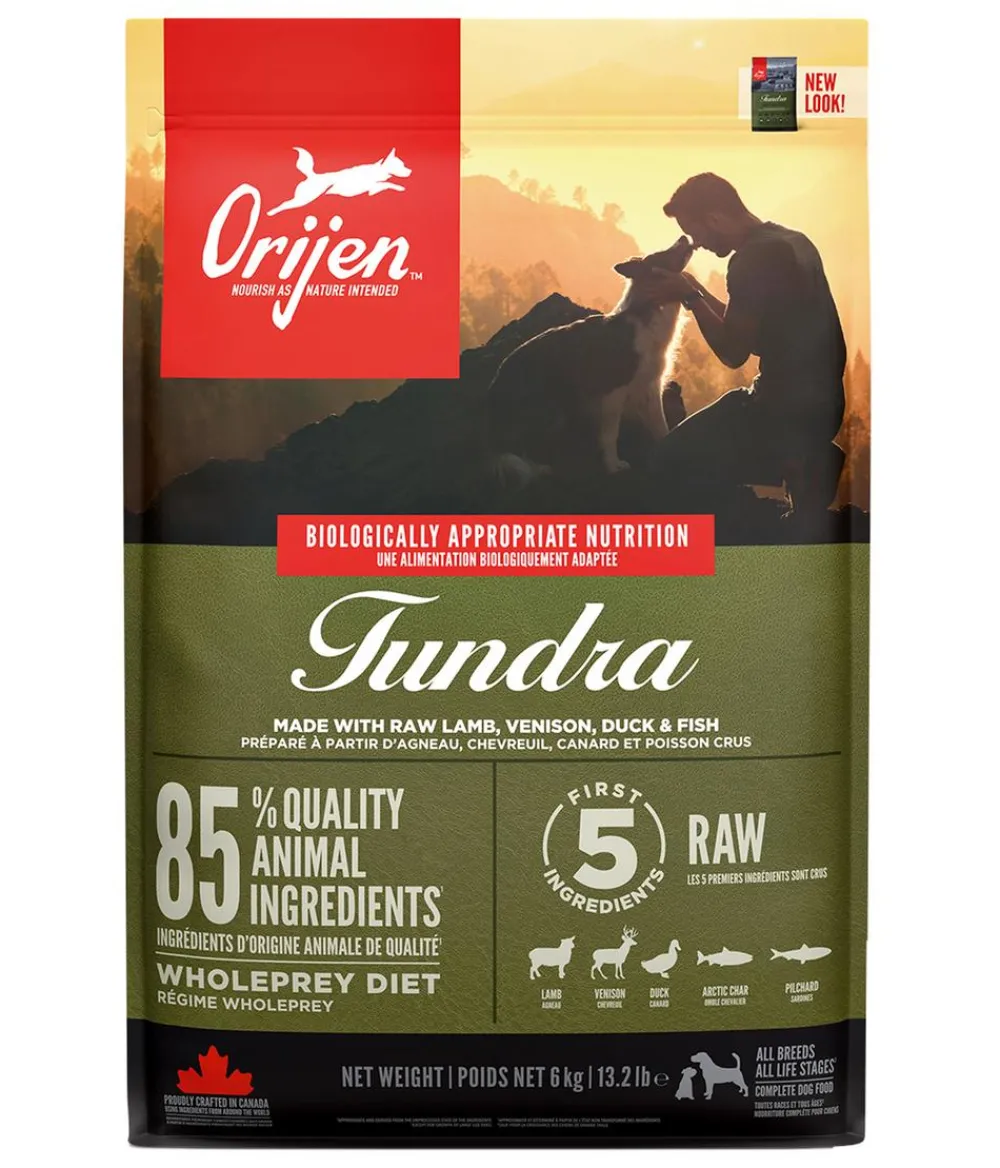 Orijen Trockenfutter Hund > ™ Trockenfutter für Hunde Tundra