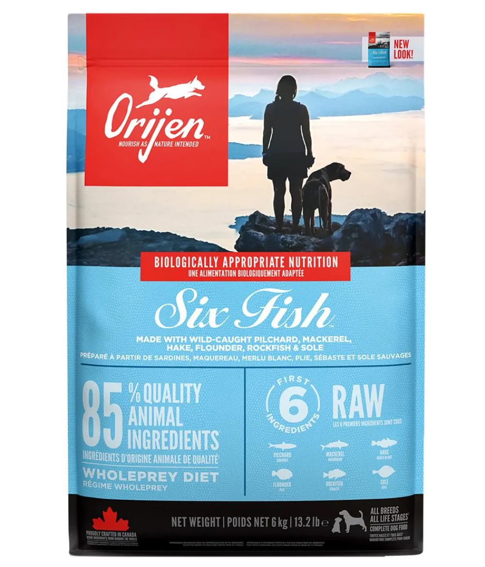 Orijen Trockenfutter Hund - ™ Trockenfutter für Hunde Six Fish