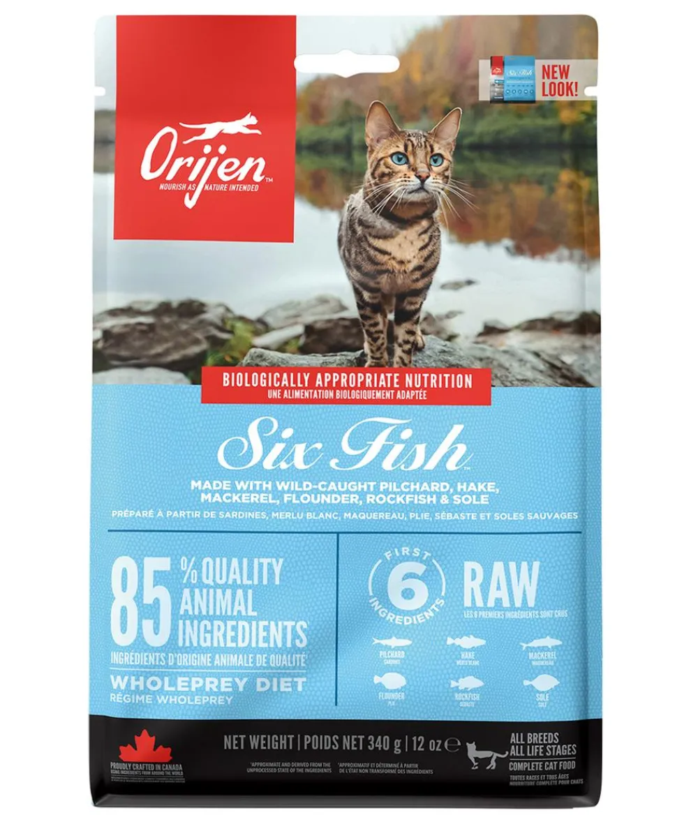 Orijen Trockenfutter Katze > ™ Trockenfutter für Katzen Six Fish