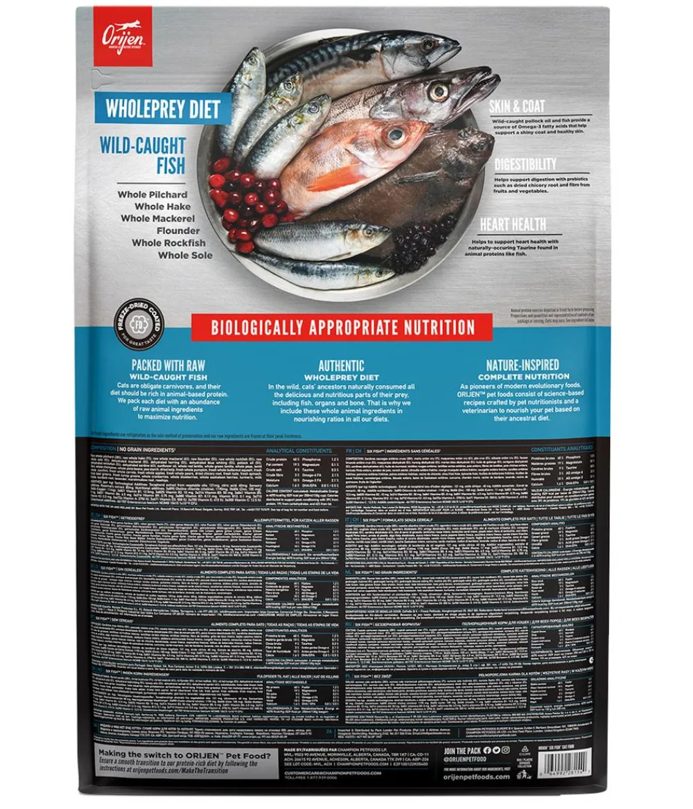 Orijen ™ Trockenfutter für Katzen Six Fish Best