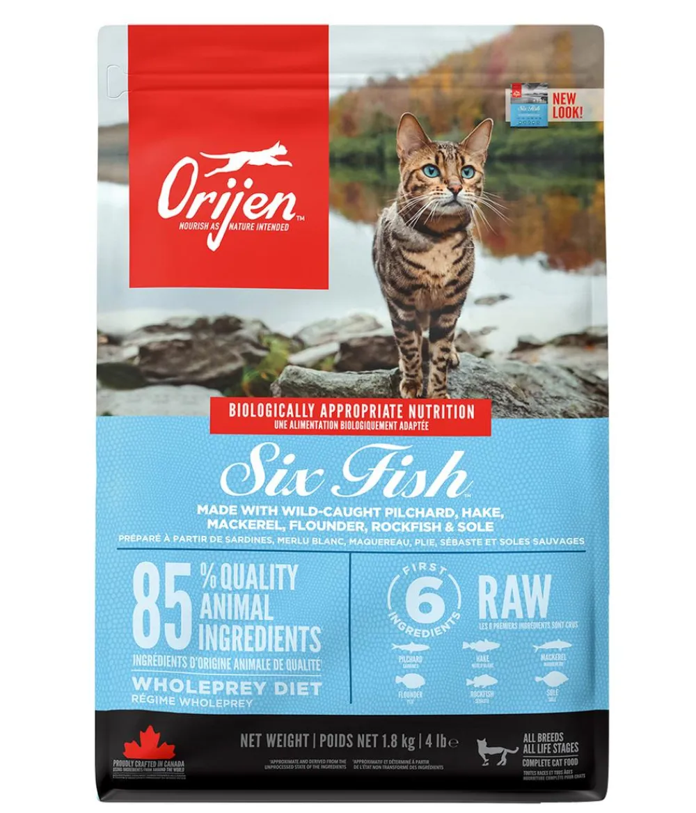 Orijen Trockenfutter Katze - ™ Trockenfutter für Katzen Six Fish