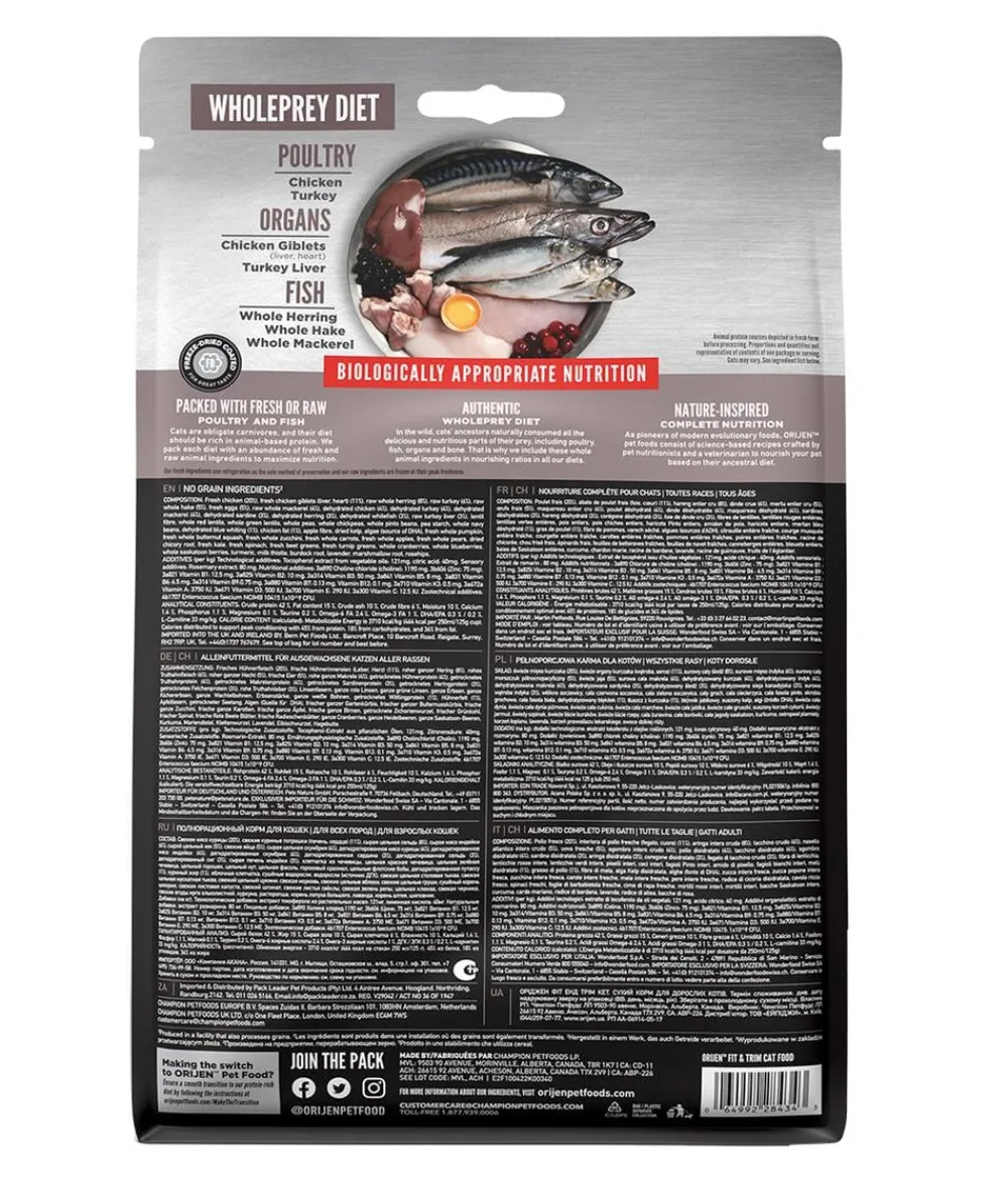 Orijen Trockenfutter Katze - ™ Trockenfutter für Katzen Fit & Trim