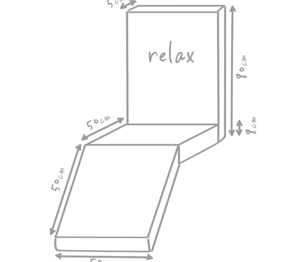 Outbag Relax- & Liegenauflagen > Outdoor Gartenstuhl-Auflage Relax Plus, ca. B50/H5/T180 cm