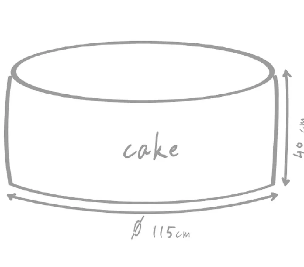 Outbag Sitzsäcke > Outdoor-Sitzsack Cake Plus, ca. Ø115/40 cm