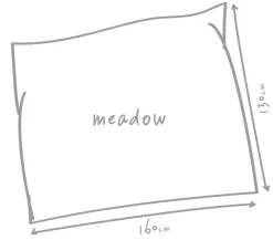 Outbag Sitzsäcke - Outdoor-Sitzsack Meadow Plus, ca. B160/T130 cm Beige