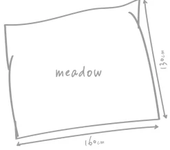 Outbag Sitzsäcke - Outdoor-Sitzsack Meadow Plus, ca. B160/T130 cm Orange