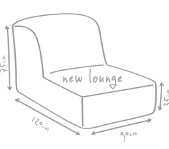 Outbag Sitzsäcke > Outdoor-Sitzsack Newlounge Plus, ca. B90/H75/T120 cm