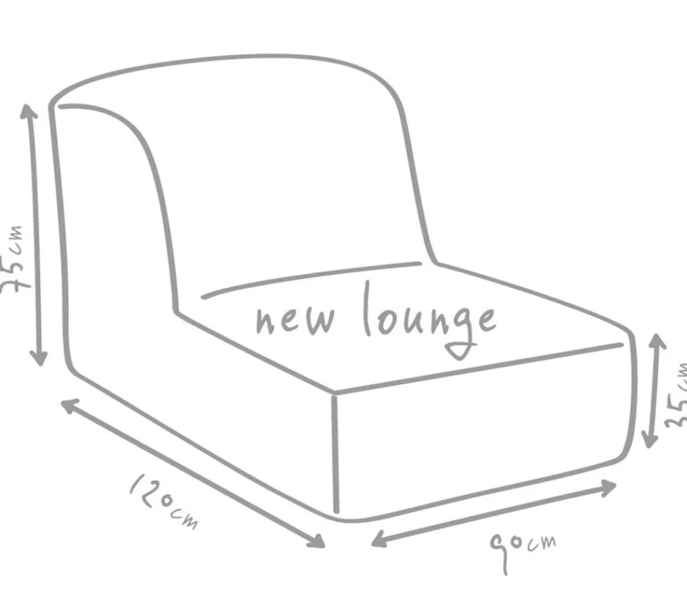 Outbag Sitzsäcke > Outdoor-Sitzsack Newlounge Plus, ca. B90/H75/T120 cm