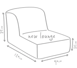 Outbag Sitzsäcke - Outdoor-Sitzsack Newlounge Plus, ca. B90/H75/T120 cm Beige