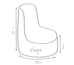 Outbag Sitzsäcke > Outdoor-Sitzsack Slope Plus, ca. B75/H90/T85 cm