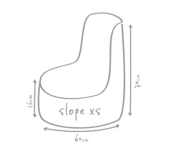Outbag Outdoor-Sitzsack Slope XS Plus Orange Clearance