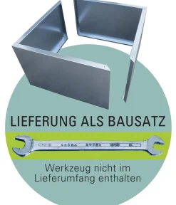 palatino Hochbeete & Frühbeete > Cortenstahl-Großraumhochbeet Urban Nexus inkl. Rankhilfe und Drahtseil