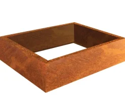 palatino Hochbeete & Frühbeete - Cortenstahl-Pflanzrahmen Carlotta, ca. B120/H25/T80 cm Braun