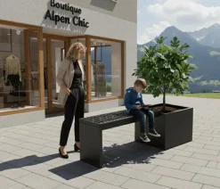 palatino Gartenbank Clara/Ramp, 2-Sitzer Anthrazit Online