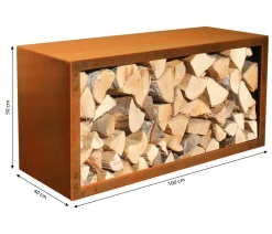 palatino Kaminholzlager Woodpecker Pro Kupfer Discount