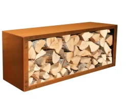 palatino Kaminholzregale - Kaminholzlager Woodpecker Pro Kupfer