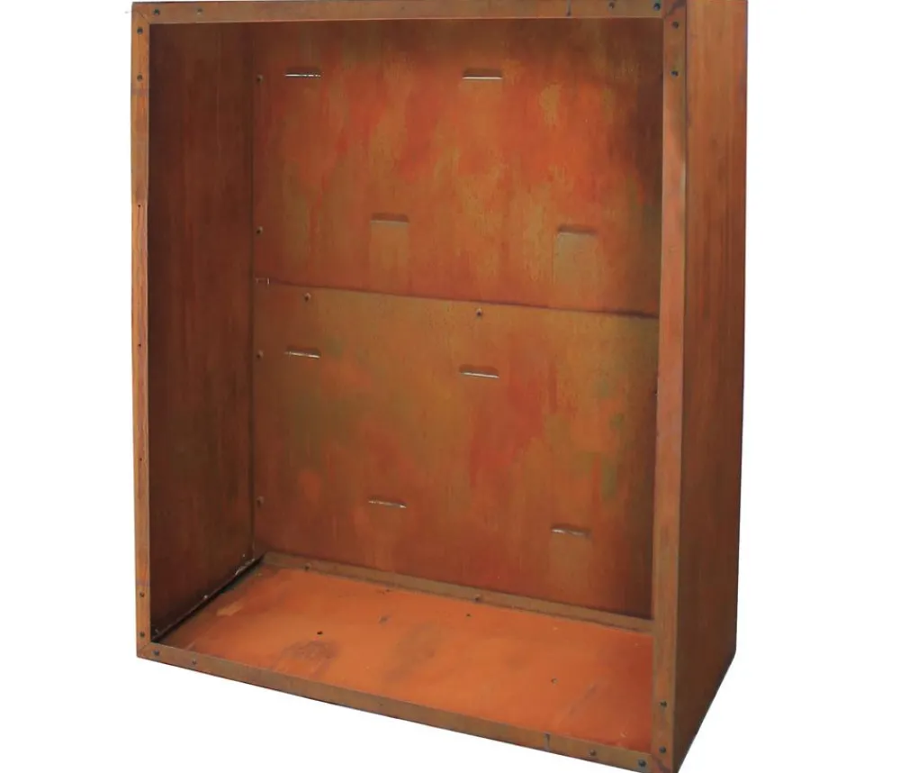 palatino Kaminholzregal Woodpecker, ca. B100/H120/T40 cm Kupfer New