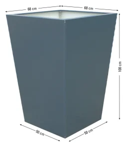palatino Pflanzkübel & Blumenkästen|Hochbeete & Frühbeete > Stahlblech-Pflanzgefäß Max, , ca. B68/H100/T68 cm