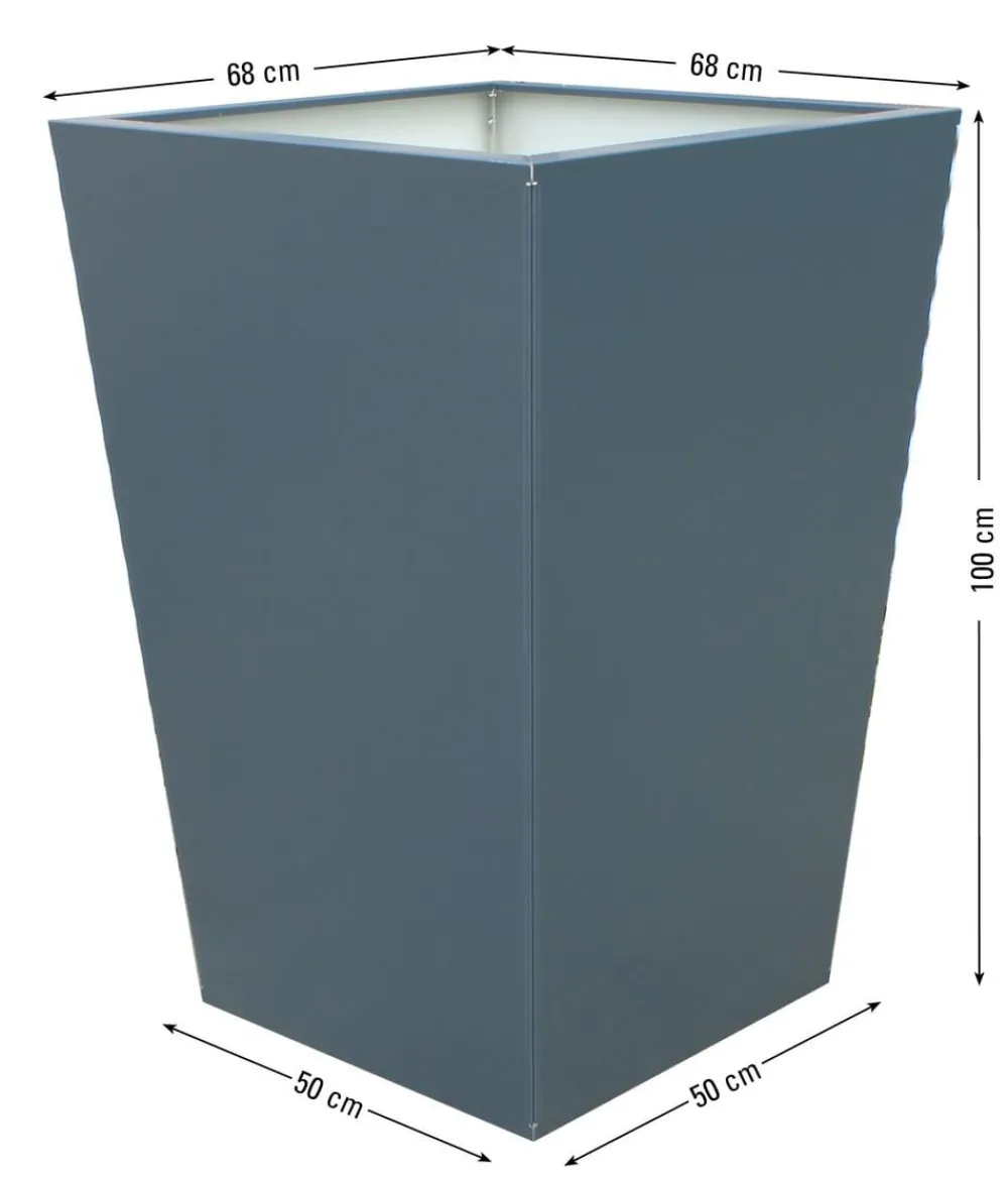 palatino Pflanzkübel & Blumenkästen|Hochbeete & Frühbeete > Stahlblech-Pflanzgefäß Max, , ca. B68/H100/T68 cm