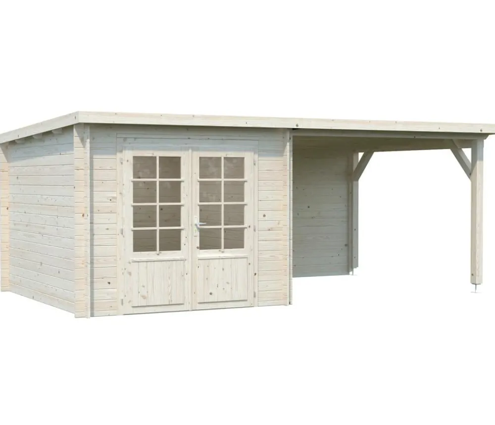 Palmako Gartenhäuser & Gerätehäuser - Gartenhaus Ella, inkl. Seitendach Beige