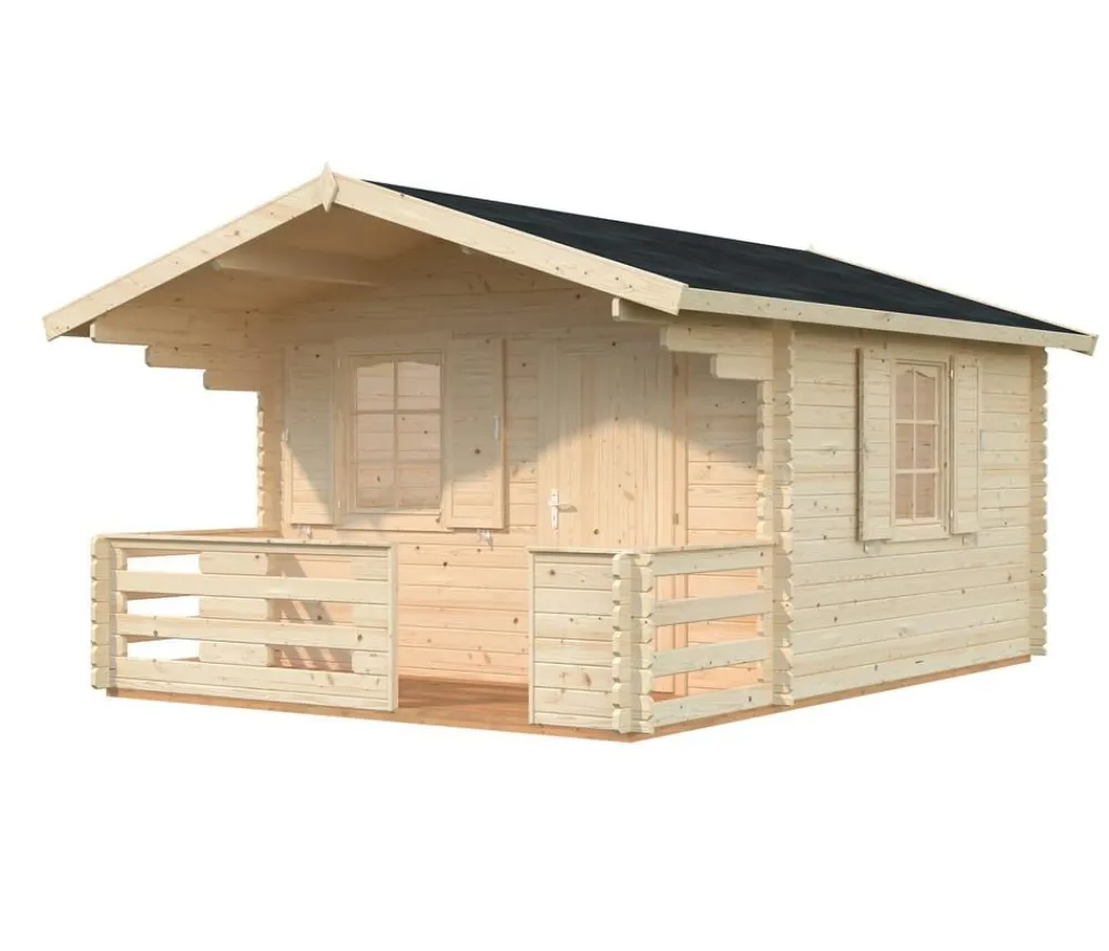 Palmako Gartenhäuser & Gerätehäuser - Gartenhaus Emma, ca. B394/H257/T490 cm Beige