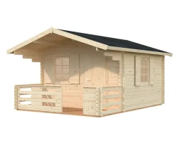 Palmako Gartenhaus Emma, ca. B394/H257/T490 cm Natur Clearance