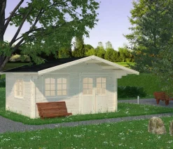 Palmako Gartenhaus Helena, ca. B514/H285/T524 cm Natur Clearance