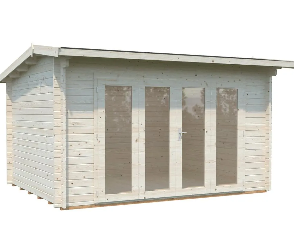 Palmako Gartenhäuser & Gerätehäuser - Gartenhaus Ines, ca. B434/H249/T379 cm Beige