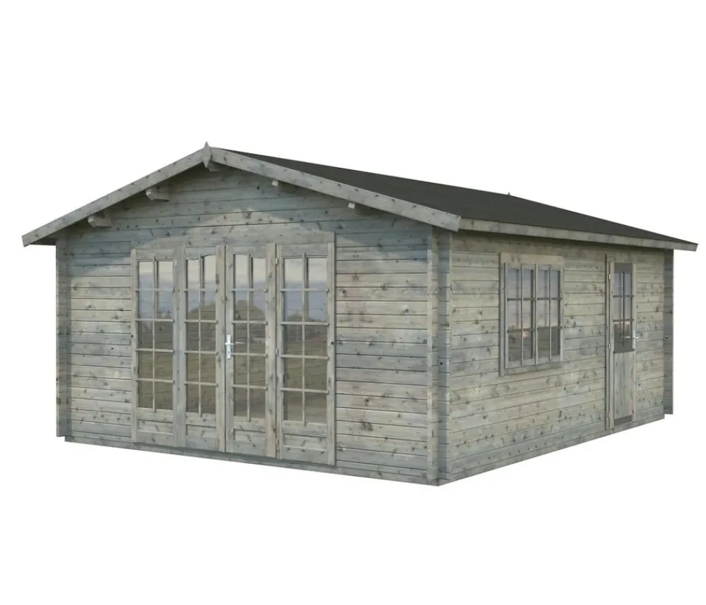 Palmako Gartenhaus Irene, ca. B514/H287/T598 cm Grau Discount