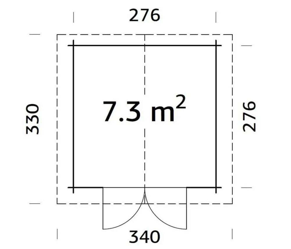 Palmako Gartenhäuser & Gerätehäuser > Gartenhaus Lotta