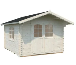 Palmako Gartenhäuser & Gerätehäuser - Gartenhaus Sally, ca. B362/H263/T440 cm Beige