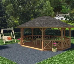 Palmako Pavillons > Pavillon Betty ca. B701/H362/T551 cm