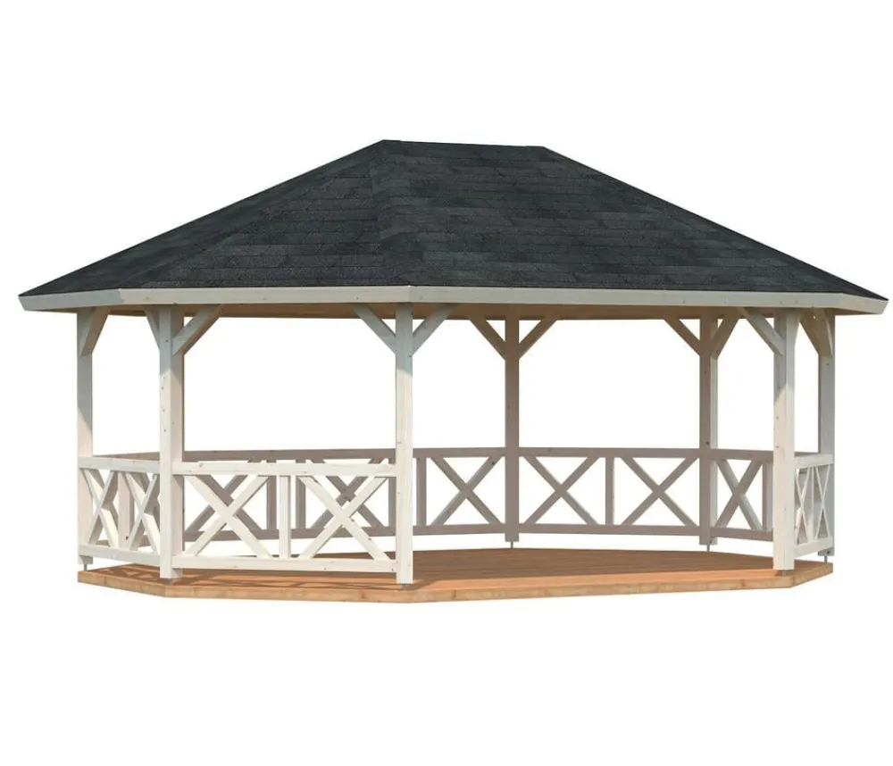 Palmako Pavillon Betty ca. B701/H362/T551 cm Natur Best