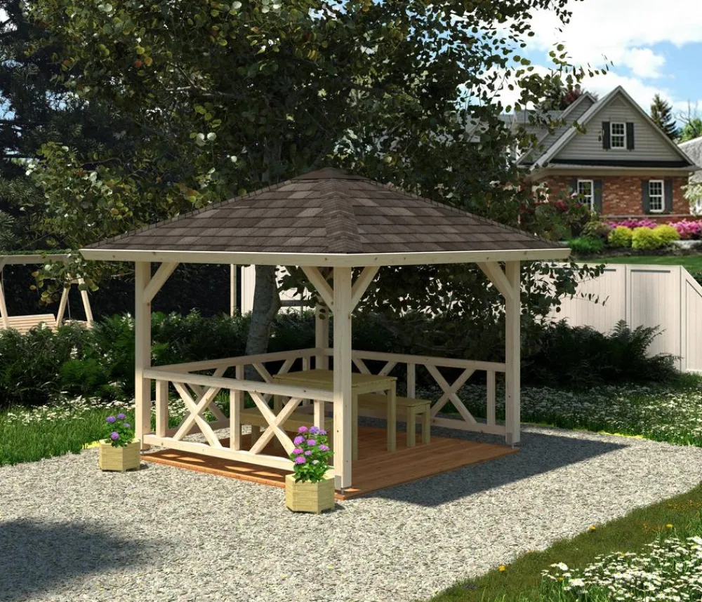 Palmako Pavillons > Pavillon Betty, ca. B386/H323/T386 cm