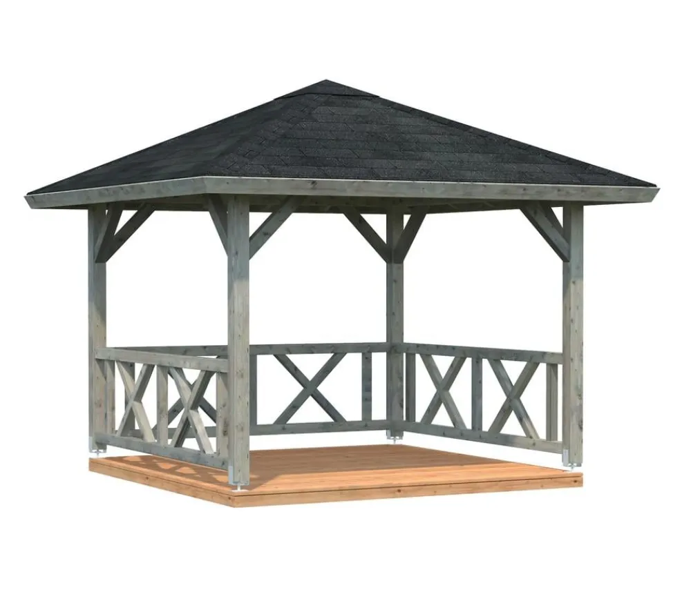 Palmako Pavillon Betty, ca. B386/H323/T386 cm Grau Sale