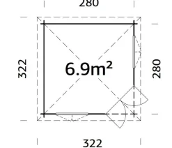Palmako Pavillons - Pavillon Melanie Beige