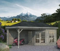 Palmako Pavillons - Pavillon Melanie, ca. B599/H307/T322 cm Grau