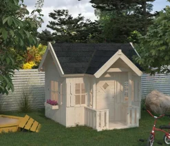 Palmako Gartenspielgeräte - Spielhaus Jennie, ca. B267/H219/T243 cm Natur