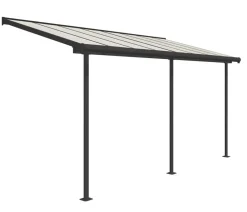 Palram Terrassenüberdachung Sierra, ca. B447,5/H300/T228 cm Anthrazit Best