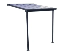 Palram Terrassenüberdachung Sierra, ca. B224,5/H300/T228 cm Anthrazit Best