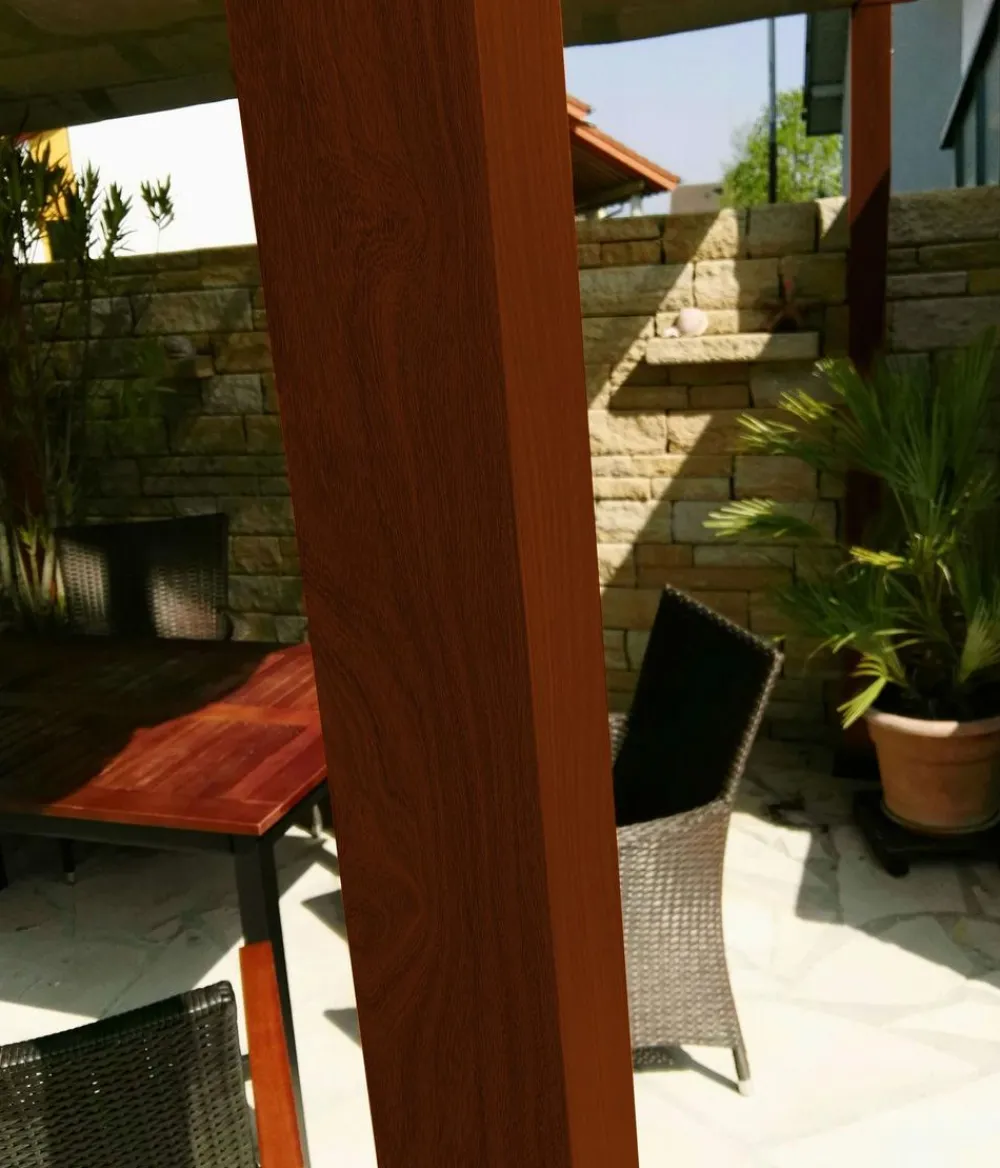 Paragon Outdoor Pavillon Florenz, ca. B505/H236/T350 cm Dunkelbraun New